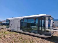 Casa Prefabricada Inteligente Tipo Cápsula Espacial, Casa Contenedor de Lujo de Alta Calidad, 20 pies/40 pies
