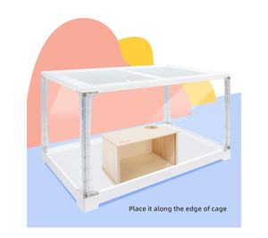 Cachette de <span class=keywords><strong>hamster</strong></span> en bois massif écologique avec logo personnalisable dernier modèle de <span class=keywords><strong>cage</strong></span> pour animaux de compagnie - Product Image 5