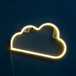 Newish Neues Produkt benutzer definierte Baby Cloud Nachtlicht batterie betriebene Leucht reklame dekorative Lampe mit USB und Batterie kasten