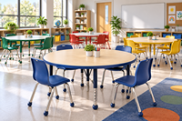 Bureau d'étude moderne pour étudiants, réglable en hauteur, en bois, durable, écologique, garantie 15 ans, pour la maison
