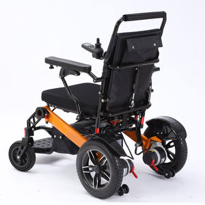 Silla de ruedas eléctrica de viaje plegable y ligera, silla de ruedas motorizada portátil para discapacitados con control remoto - Product Image 2