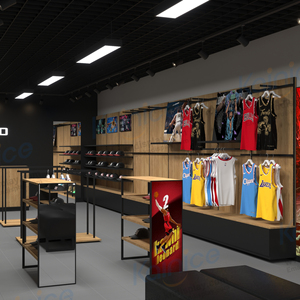 Kainice sắt đen dây kim loại thể thao sneaker Rack hiển thị từ sàn đến trần cửa sổ gương giày cho Showcase đứng - Product Image 5