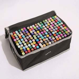 Ensemble de feutres double embout lavables et effaçables, feutres à l'alcool pour aquarelle, 80 couleurs, pour enfants et adultes - Product Image 1