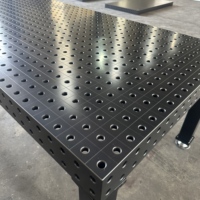 Table de travail de soudage flexible 3D à quatre trous Meisida D28, en fonte Q355, gabarit modulaire, assemblage robotisé de précision, surface nitridée