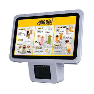 Scanner di Codici a Barre 2D Android con Schermo Touch da 15,6 Pollici Montato a Parete per Controllo Prezzi e Consultazione in Supermercato - Product Image 3