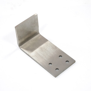 Support en alliage d'aluminium et acier, surface brossée, usage général, pièce de quincaillerie à une face - Product Image 2