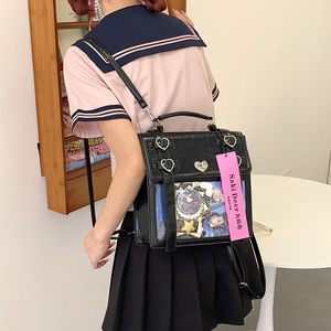 Sac Ita personnalisé de forme dessin animé sac Ita personnalisé sac messager Ita mignon en PVC transparent pour dame et filles - Product Image 6