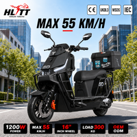 1200W 55km/h Electric Motorcycle Food Delivery Riding TCS Traction Control Anti-Slip System