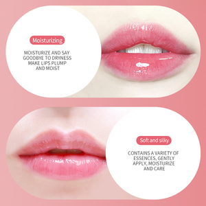 EBUG-Bálsamo labial natural para el cuidado de los <span class=keywords><strong>labios</strong></span>, Bálsamo hidratante para el cuidado de los <span class=keywords><strong>labios</strong></span>, con diseño de fresa, <span class=keywords><strong>aloe</strong></span> <span class=keywords><strong>vera</strong></span>, miel, té verde, Durazno - Product Image 4