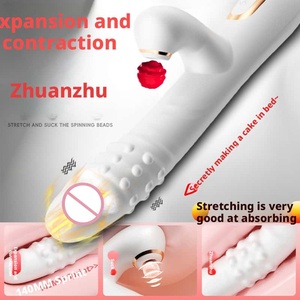 새로운 진동기 텔레스코픽 여성 자위기구 IPX6 방수 USB 충전식 10단계 40-60분 사용시간 마사지 스틱 성인용품 - Product Image 3