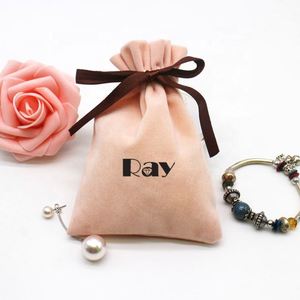 Bolsa de Joyería de Terciopelo Personalizada al por Mayor, Bolsa de Viaje para Joyas con Impresión de Logotipo, Reciclable, para Relojes, Collares y Piedras Preciosas - Product Image 6