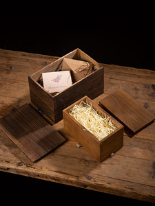 Boîte à parfum en <span class=keywords><strong>bois</strong></span> exquis, étui de présentation de parfum parfumé pour cadeaux de fête et paniers-cadeaux de luxe - Product Image 4