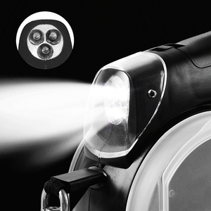 5 в 1 Многофункциональный поводок для собак без рук со светодиодной выдвижной функцией включает в себя пакет для еды и воды - Product Image 2