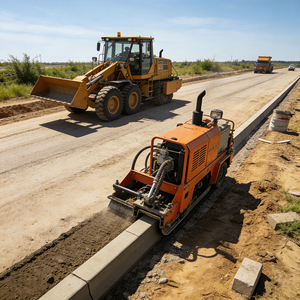 Machine à bordures <span class=keywords><strong>en</strong></span> béton pour les travaux de construction de bordures et de trottoirs routiers - Product Image 5