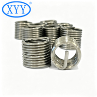 Wire Insert Thread TC4 Titanium Insert Excellent Seawater Corrosion Resistant for Yacht Marine Chemical Machinery