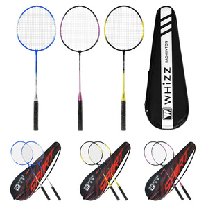 Ensemble de raquettes de <span class=keywords><strong>Badminton</strong></span> professionnelles en alliage de fer Shettle Double raquette bon marché pour hommes et femmes équipement de <span class=keywords><strong>Badminton</strong></span> résistant - Product Image 3