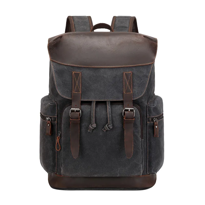 Nerlion Oem Oem In Ooievaar 3 Dagen Levering Dik Canvas Waterdicht Oliewax Materiaal Retro Classic Stree Travel Duffel Rugzak