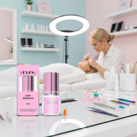 Colle pour extensions de cils VEYES, personnalisée, hypoallergénique, résistante à l'eau, séchage rapide, longue durée, colle liquide sensible, flacon de colle pour cils