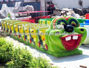 Équipement d'attractions du Henan, jeux mécaniques pour foire, mini-montagnes russes Gusanito à vendre - Product Image 4