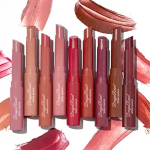 Matte Lipgloss Krijt Lippenstift Fluwelen Waterdichte Schuine Nude Lippenstift