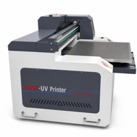 Printer Label UV Inkjet Digital Otomatis A2 Flatbed 600x500mm Baru dengan Head XP600 untuk Casing Ponsel, Botol Logam, dan Pakaian