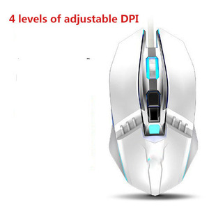 Barato RGB 3D retroiluminado LED USB ratón óptico para juegos luminoso con cable Mini ordenador inalámbrico portátil PC usuarios diestros ratones para HP - Product Image 5