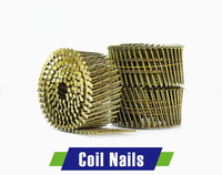 Clous à béton métriques en acier haute résistance, durables, plaqués zinc jaune-chromate, qualité industrielle, usage professionnel, compétitifs