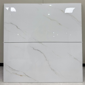 Azulejo Cerámico de Mármol Blanco Premium de 400x800 mm, Acabado Brillante, Forma de T, Azulejos Modernos para Paredes Interiores de <span class=keywords><strong>Baños</strong></span> - Product Image 4