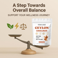 Gélules de cannelle de Ceylan en gros sous marque privée pour adultes avec picolinate de chrome et huile MCT pour le soutien immunitaire et le métabolisme