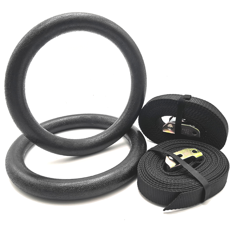 Гимнастические кольца из АБС-пластика с регулируемыми ремешками