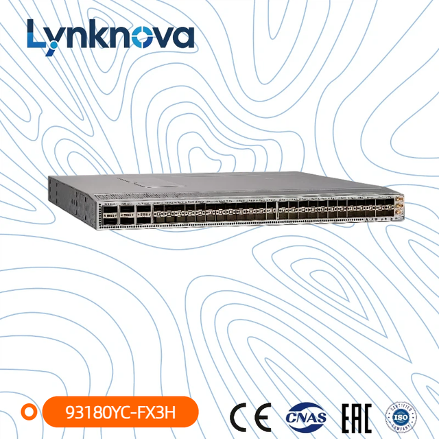 Ciscos Nexus 93180YC-FX3H Network Switches, Compact Layer Appearance High-Density Data Center Leaf Switch