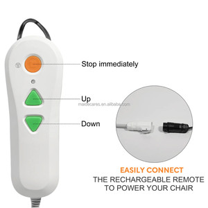 Mateside 헤비 듀티 전기 바닥 리프트 의자 철골 440lbs 용량 노인 욕실 이송을위한 안전 장비 - Product Image 5