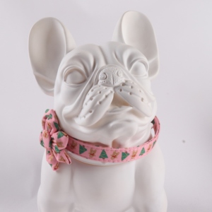 Amigo produk hewan peliharaan baru seri Festival kerah anjing rusa Natal kue jahe pria kerah anjing bunga matahari busur tiga jenis gesper - Product Image 5