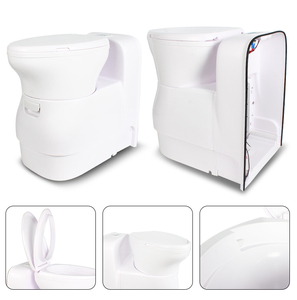 Toilette portable électrique à <span class=keywords><strong>cassette</strong></span> macéreuse CAPEXRV 12V 300W pour camping-car, <span class=keywords><strong>caravane</strong></span>, camping, bateau, marine - Product Image 4