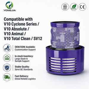 OEM/ODM SuzhouYJ Venta al por Mayor Aspiradora de Fibra Ecológica <span class=keywords><strong>V10</strong></span> con Batería y <span class=keywords><strong>Filtro</strong></span> Trasero para Uso Doméstico Compatible con Dys-ons - Product Image 1