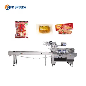 FK-Z602 Automatic Plastic Bag Pillow Type Packing dumpling, wonton, steamed stuffed bun, dumpIing Packaging Machine