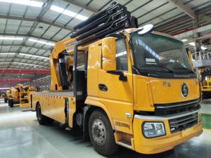 38 truk dipasang derek lipat Boom derek derek tugas berat Chassis kinerja stabil - Product Image 3