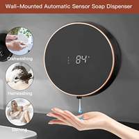 Distributeur automatique de savon liquide moussant mural sans contact intelligent pour cuisine et salle de bain
