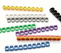 Tubo Marcador de Cables de Colores con Números Impresos del 0 al 9, Etiqueta Reutilizable para Identificación de Cables Eléctricos
