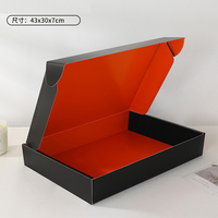 Liancheng 36.5*28*7.5cm Mid Size Shipping Cake Box Kraft Paper with Paper Boards Embossing Customized Art Paper Packaging Box