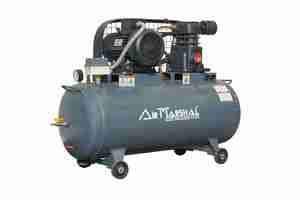 Compresor de Aire de Pistón de Doble Etapa de Alta Resistencia con Tanque de Aire Horizontal para Talleres Industriales y Plantas de Manufactura - Product Image 5