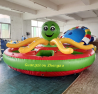 Bateau gonflable poulpe pour 6-8 personnes, tube tractable, bateau disco, Twister aquatique fou pour sports nautiques