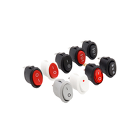 Tombol Tekan On-Off Rocker 3P Pin Tahan Air Bahan PC 10A Saklar LED STANDERD Merah Kuning Biru Hijau Putih Hitam Abu-abu