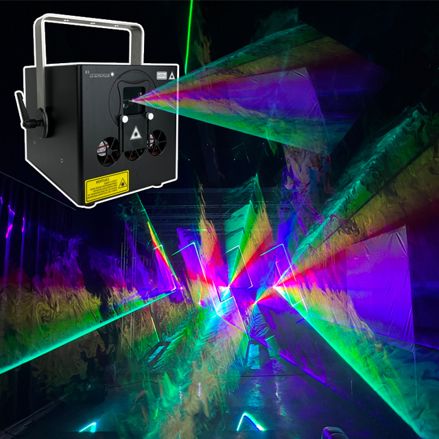 Green Laser 3W Green Animation Stage Laser Lights Disco Laser Show Lighting Projector