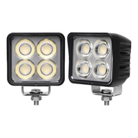 مصباح عمل LED بقوة 92 واط، 4.0 بوصة، 7000 لومن، شعاع واسع، مقاوم للماء IP67، مصباح قيادة للطرق الوعرة، مناسب للشاحنات وسيارات الدفع الرباعي والجيب والمركبات الترفيهية، 9-32 فولت
