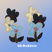 Patchs en tissu Cœur et Étoile en gros, badges appliqués faits main pour la décoration de vêtements, sacs, chapeaux et autres articles.