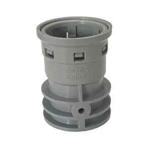1 In Non-Metallic PVC ENT To EMT Transition Coupling Push-in Connectors Straight Conduit Fittings Use With Concrete Wall Box