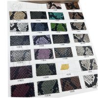 Nouveau design en cuir à motif serpent, tissu en cuir PU extensible, faux cuir en rouleau pour veste et vêtement, tissu personnalisé