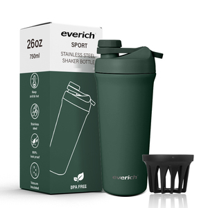 Botella Deportiva Everich LFGB de 26 oz, Botella de Vacío de Doble Pared con Tapa de Botón de Fácil Apertura, para Gimnasio, Personalizable - Product Image 2
