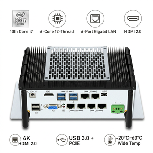 Nueva Mini PC Industrial Intel Core I7 de Doble Núcleo, SSD, DDR4, Enchufes US/AU, Mini Computadora con Gráficos Integrados para PLC, HMI, SCADA - Product Image 1